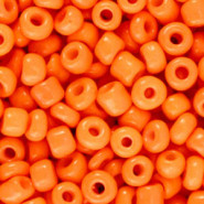 Seed beads 6/0 (4mm) Deep neon orange